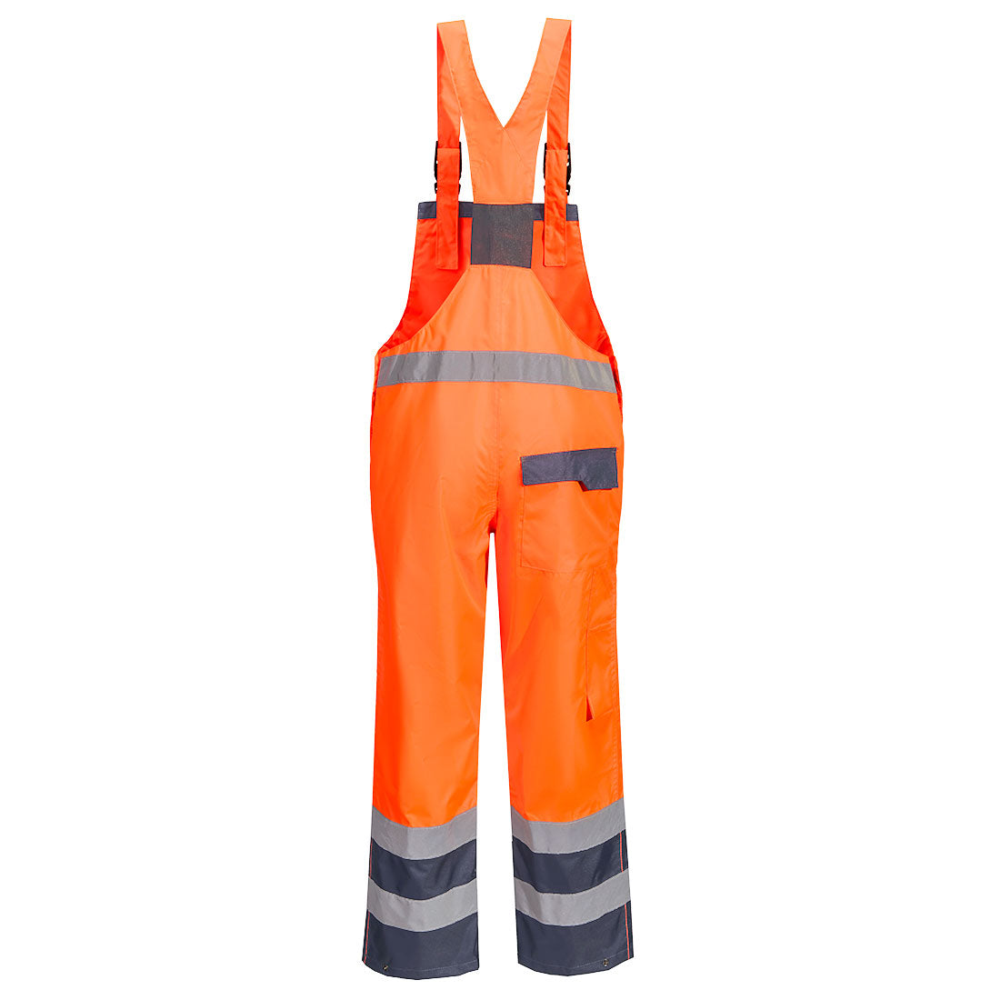 Hi-Vis Breathable Contrast Rain Bib and Brace Portwest