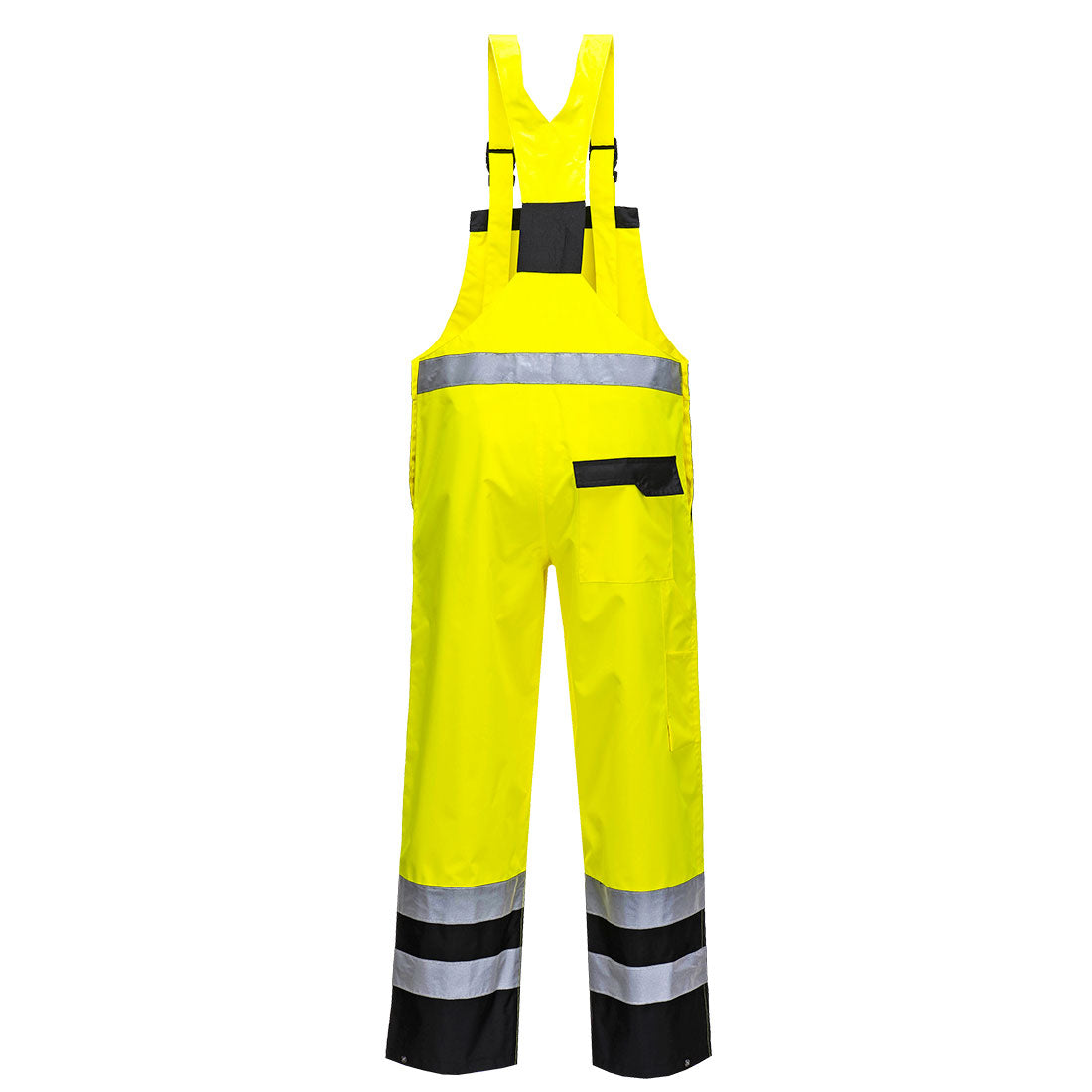 Hi-Vis Breathable Contrast Rain Bib and Brace Portwest