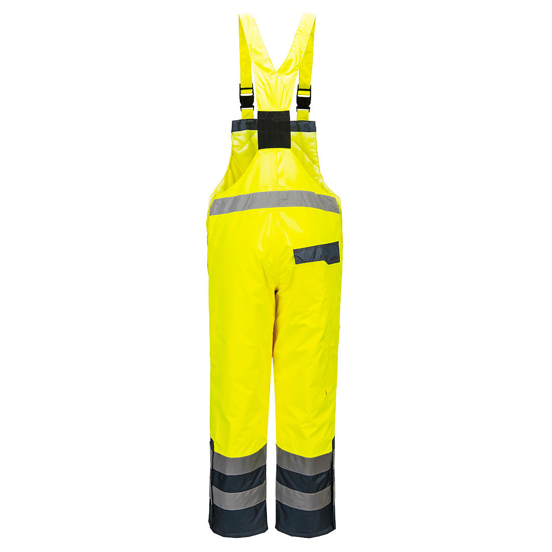 Hi-Vis Contrast Winter Bib and Brace - Hi-Vis Trousers
