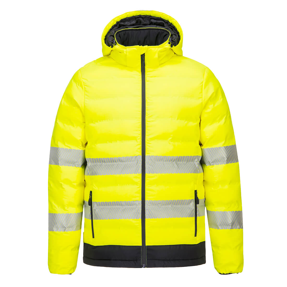Hi-Vis Ultrasonic Heated Tunnel Jacket Portwest