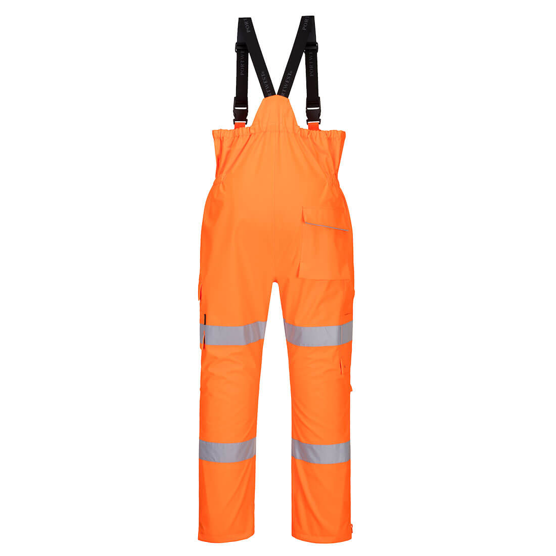 Hi-Vis Extreme Rain Bib and Brace Portwest