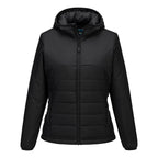 Professional Women's Hooded Insulated Baffle Jacket