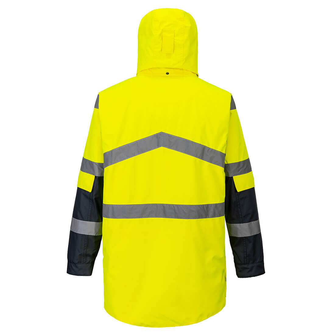 Hi-Vis Breathable Contrast Rain Jacket Portwest