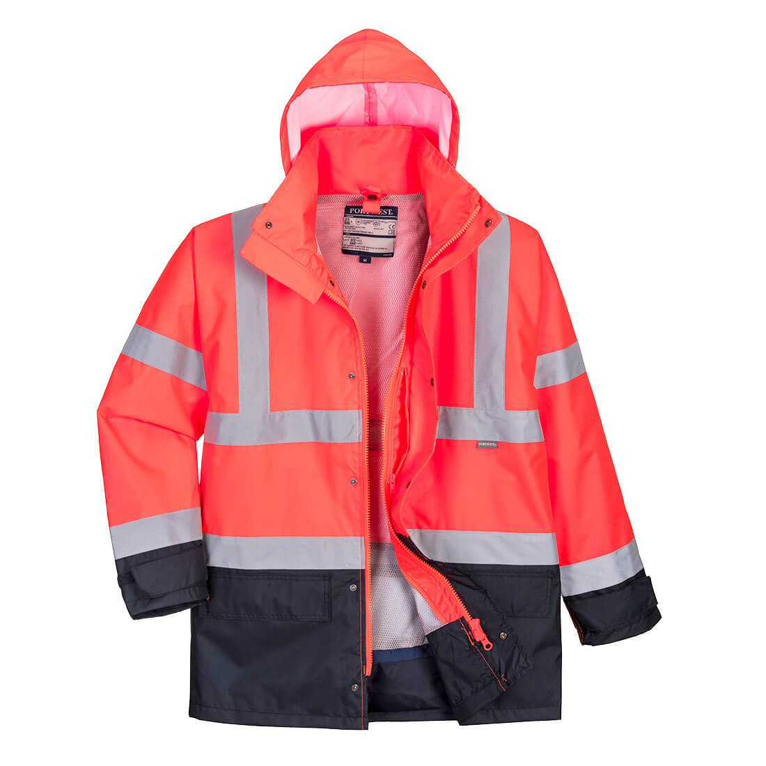 Hi-Vis 5-in-1 Contrast Executive Jacket Portwest
