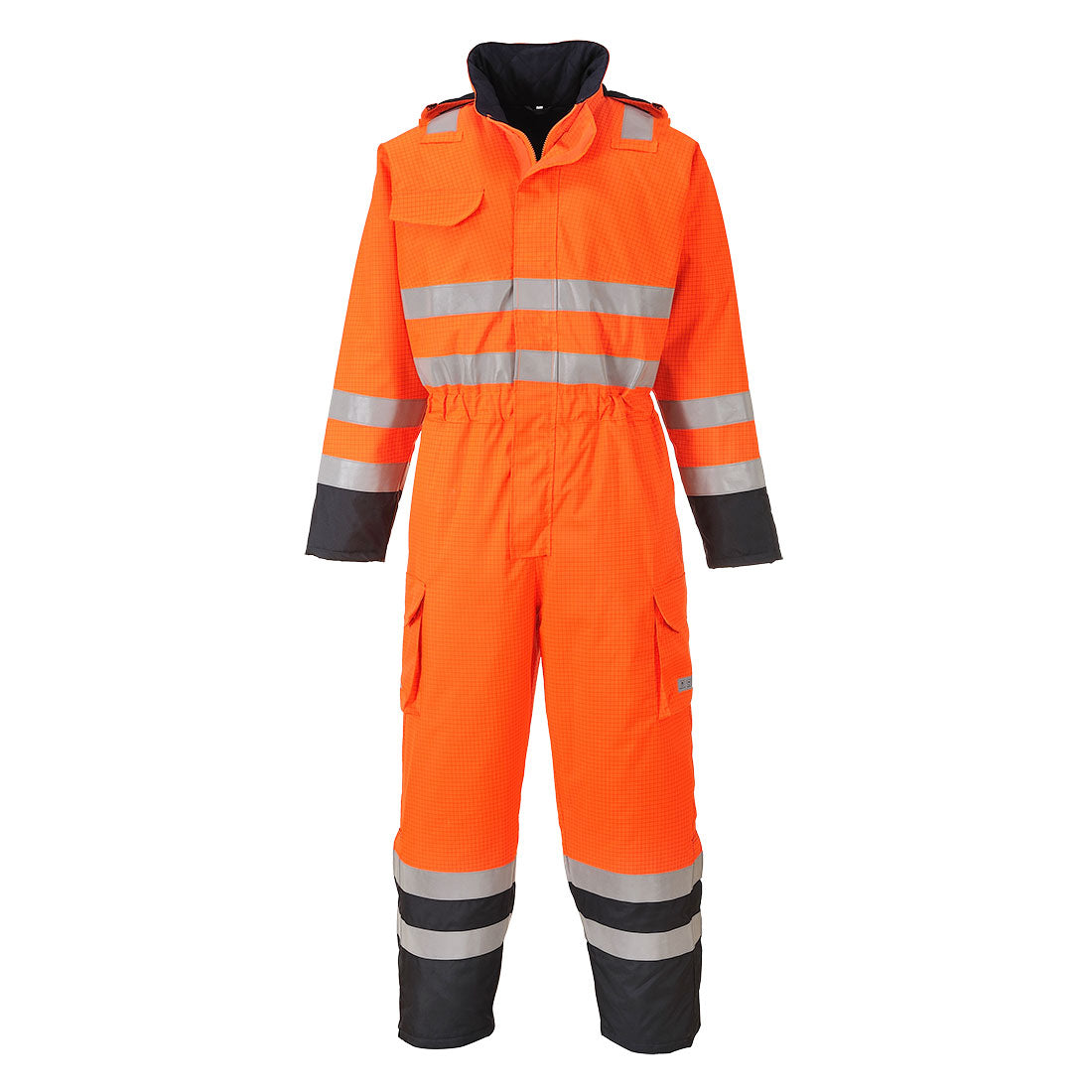 Bizflame Rain Hi-Vis Constrast FR Winter Coverall Portwest