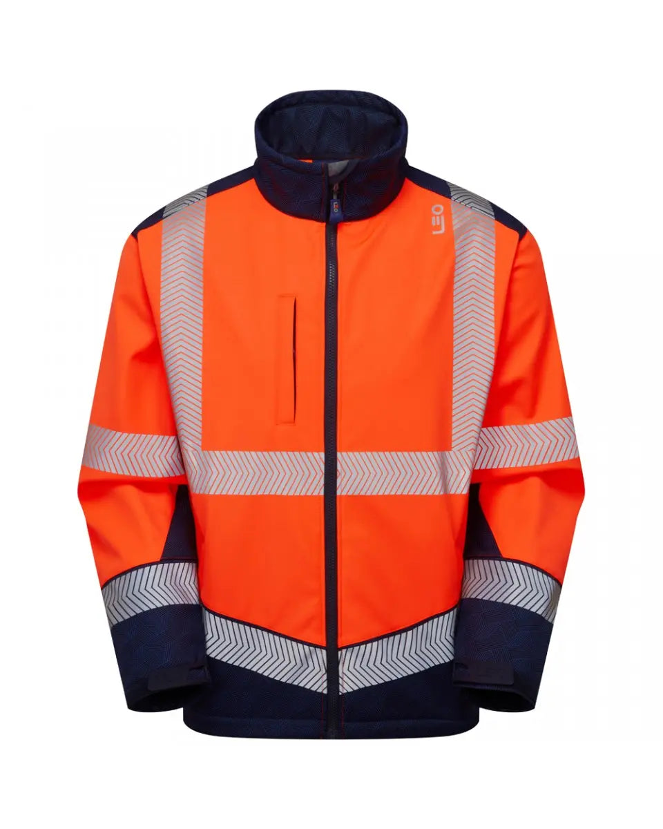 Bowden EcoViz Softshell Jacket Leo Workwear