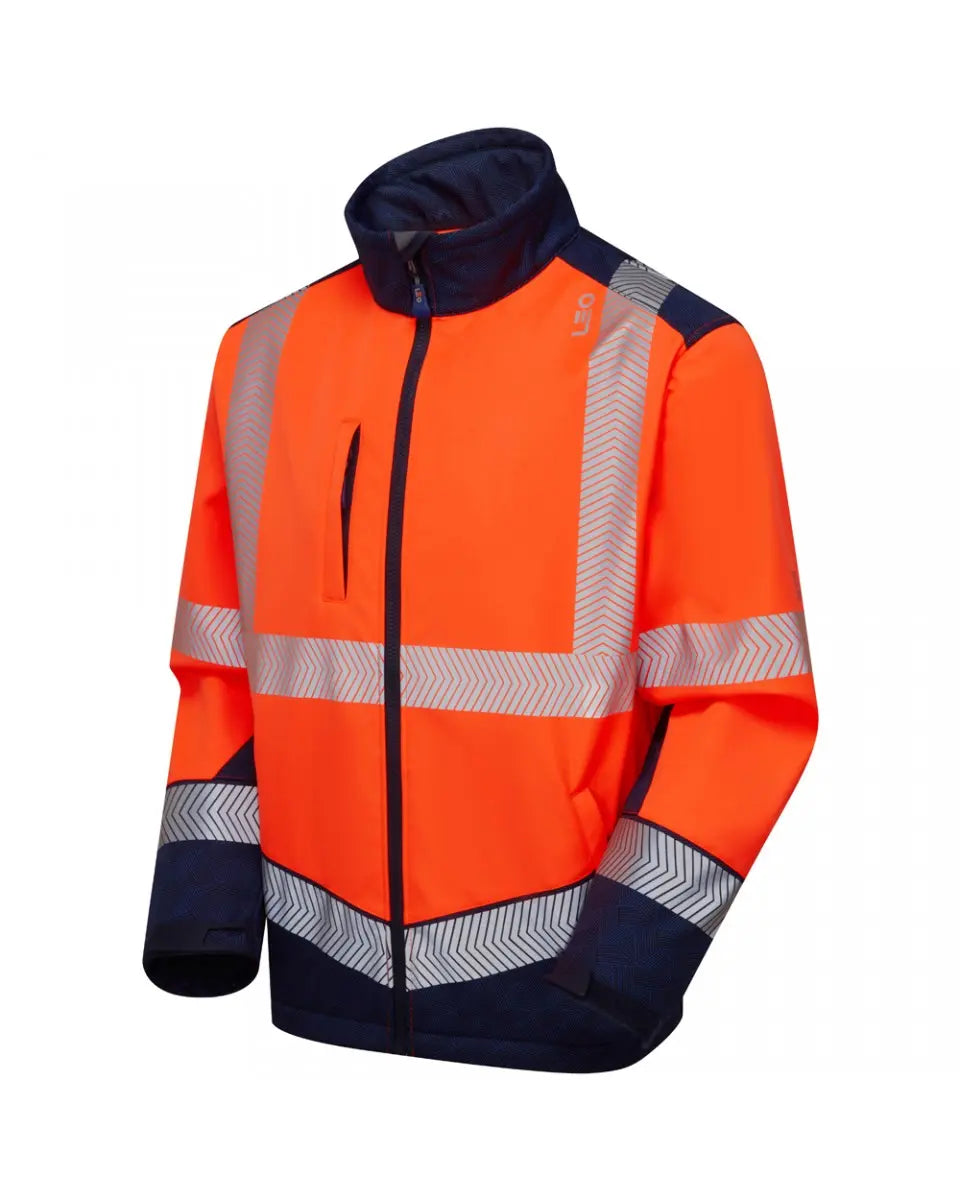 Bowden EcoViz Softshell Jacket Leo Workwear