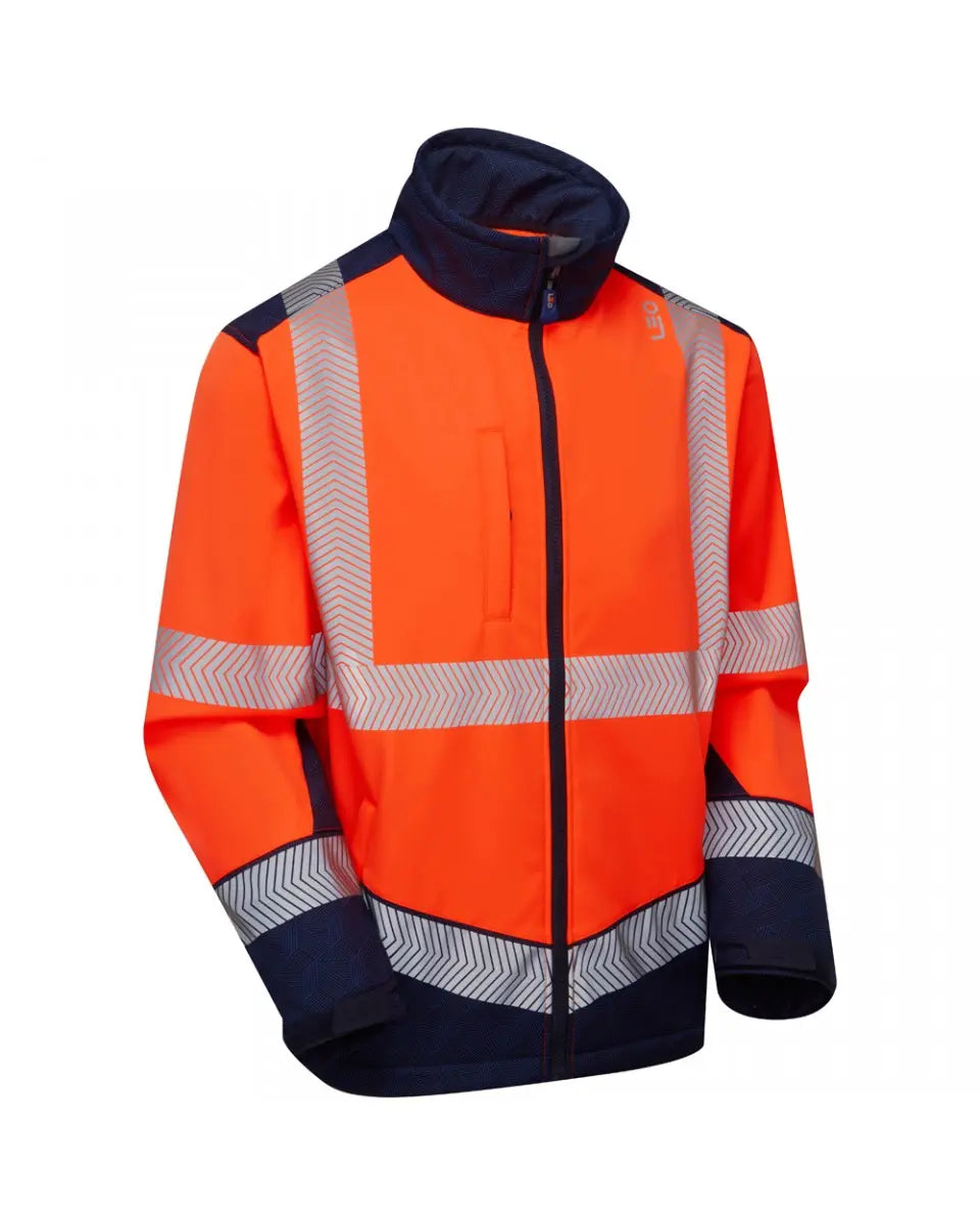 Bowden EcoViz Softshell Jacket Leo Workwear