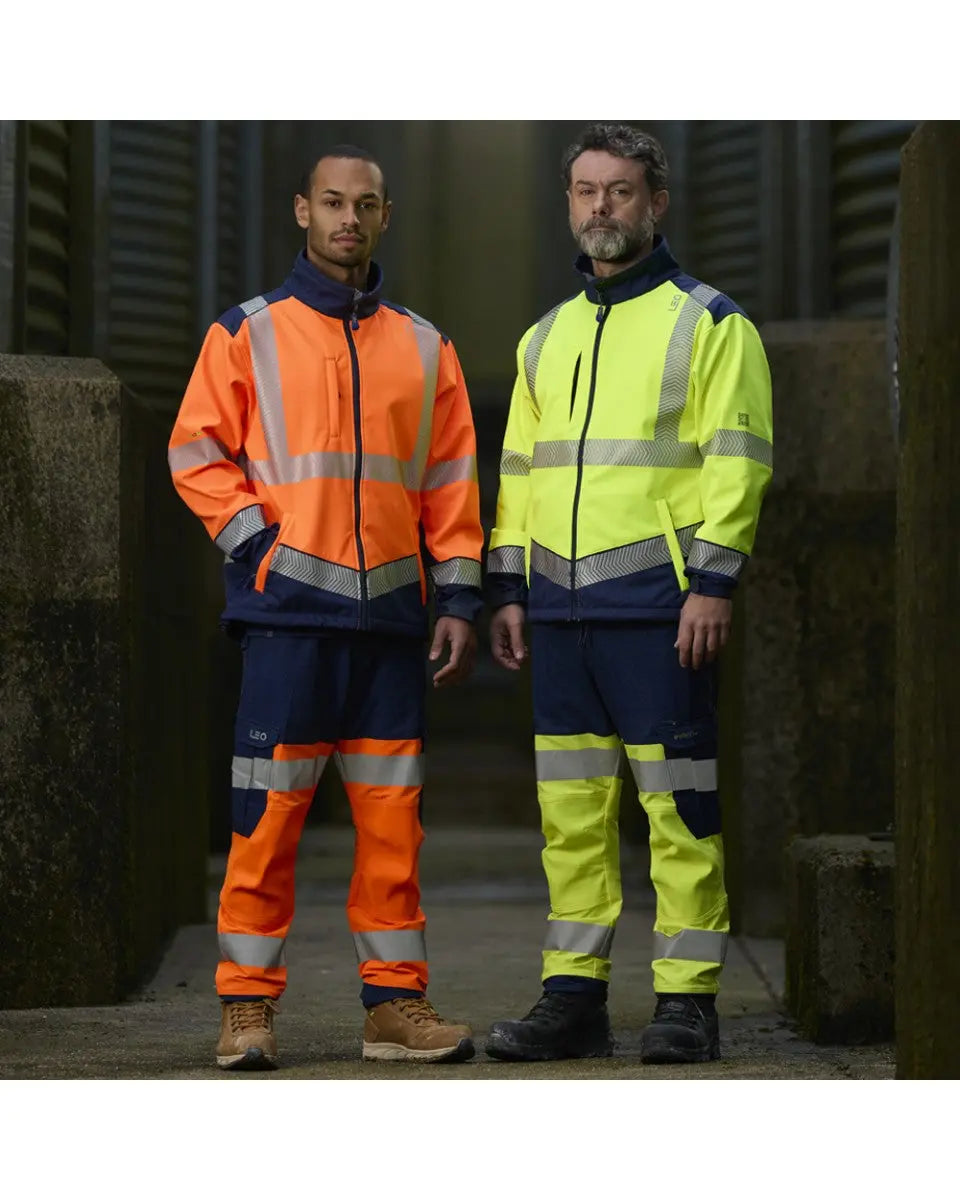 Bowden EcoViz Softshell Jacket Leo Workwear