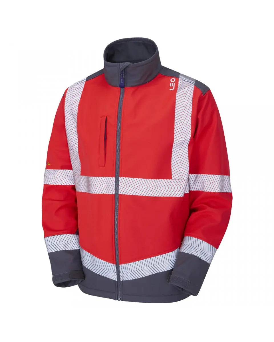 Bowden EcoViz Softshell Jacket Leo Workwear