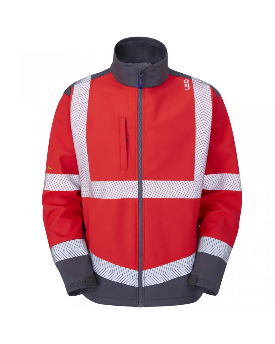 Bowden EcoViz Softshell Jacket Leo Workwear