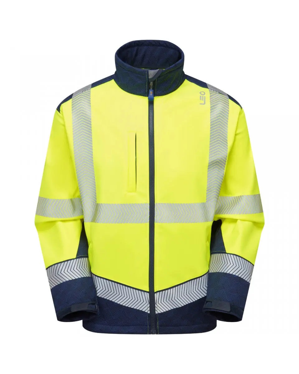 Bowden EcoViz Softshell Jacket Leo Workwear