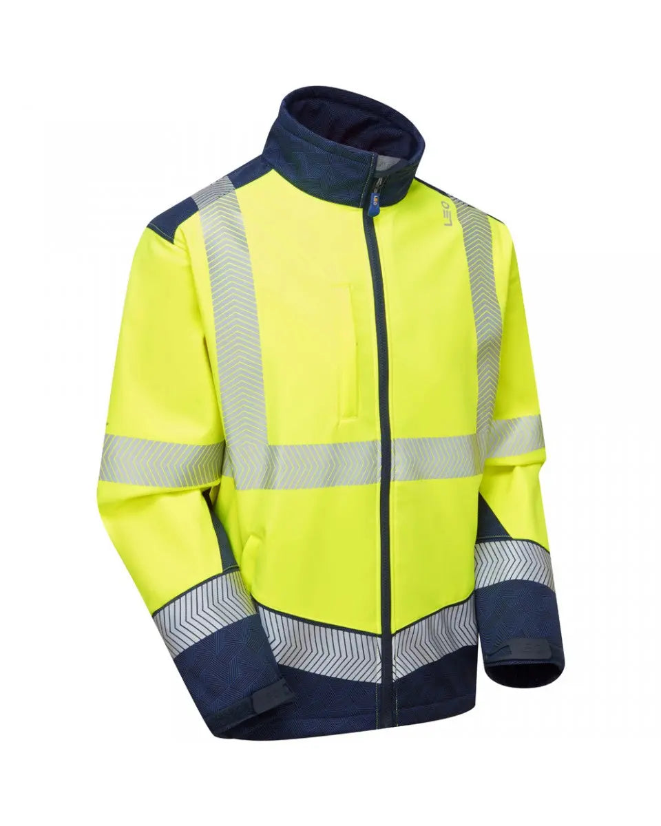 Bowden EcoViz Softshell Jacket Leo Workwear
