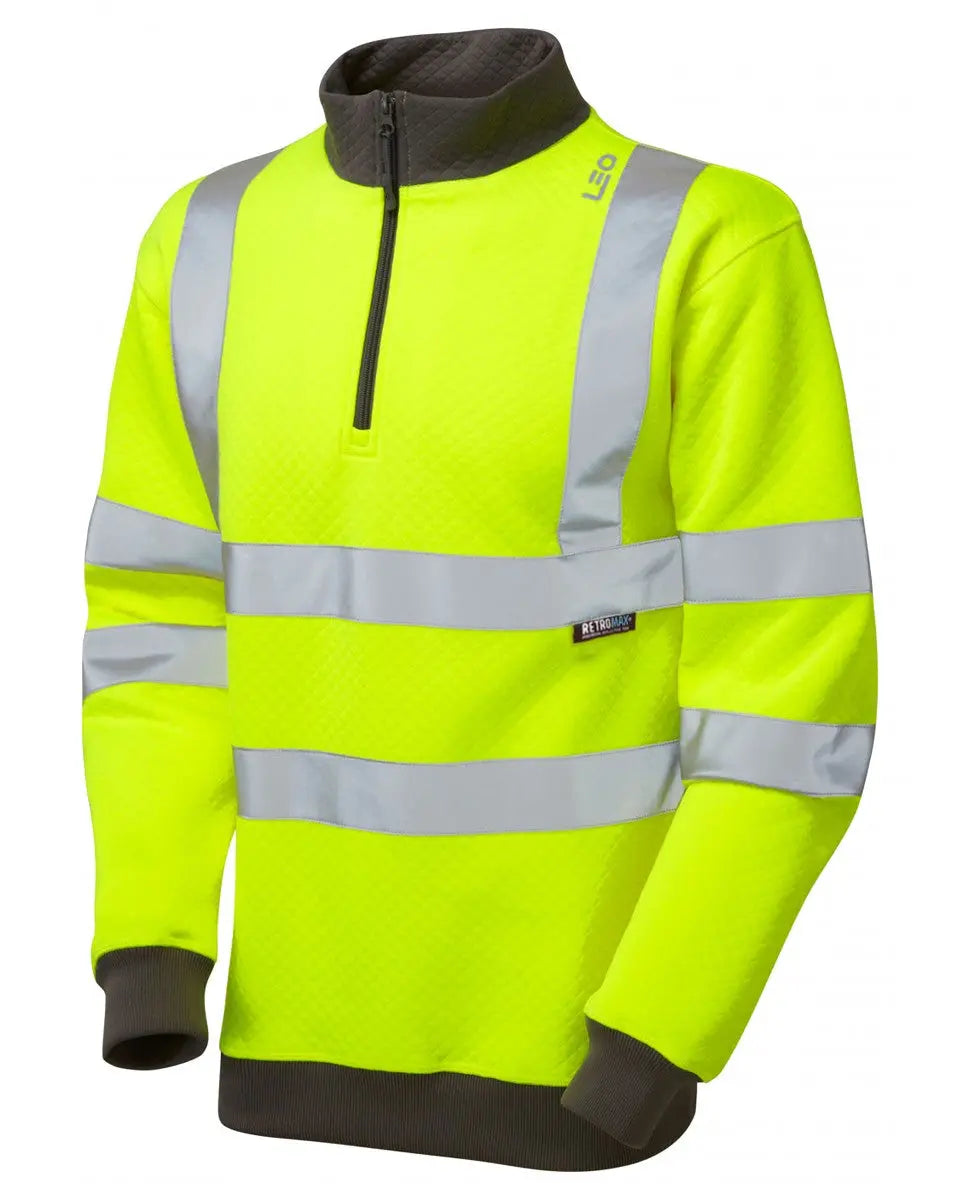 Brynsworthy 1/4 Zip Sweatshirt Leo Workwear