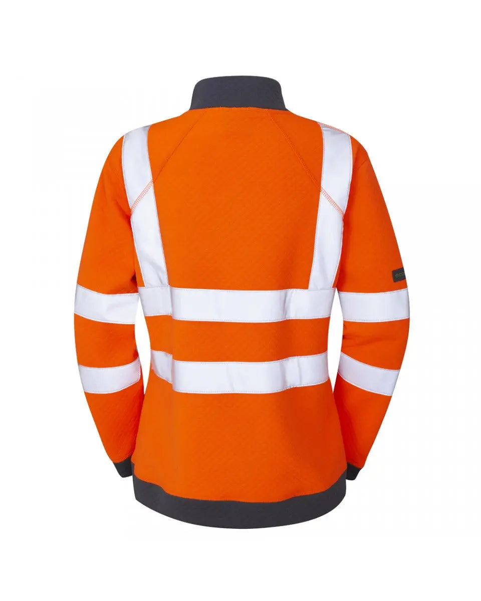 Elberry Ladies 1/4 Zip Sweatshirt - Hi-Vis Trousers
