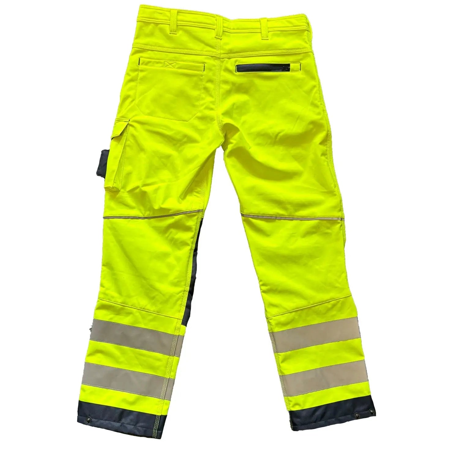 Slim Fit Stretch Softshell Hi-Vis Work Trousers with Holster Pockets - Hi-Vis Trousers
