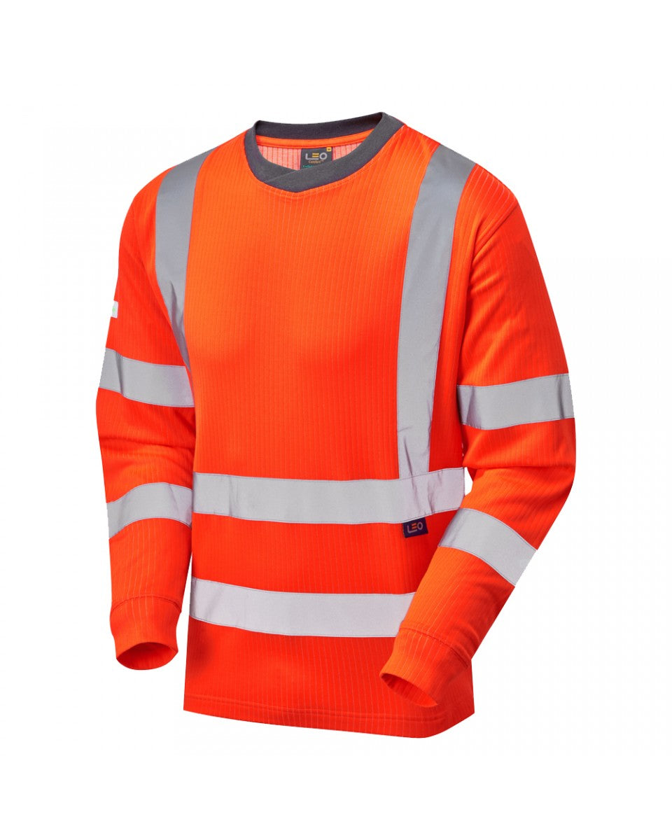 Riverton EcoViz Long Sleeve T-Shirt Leo Workwear