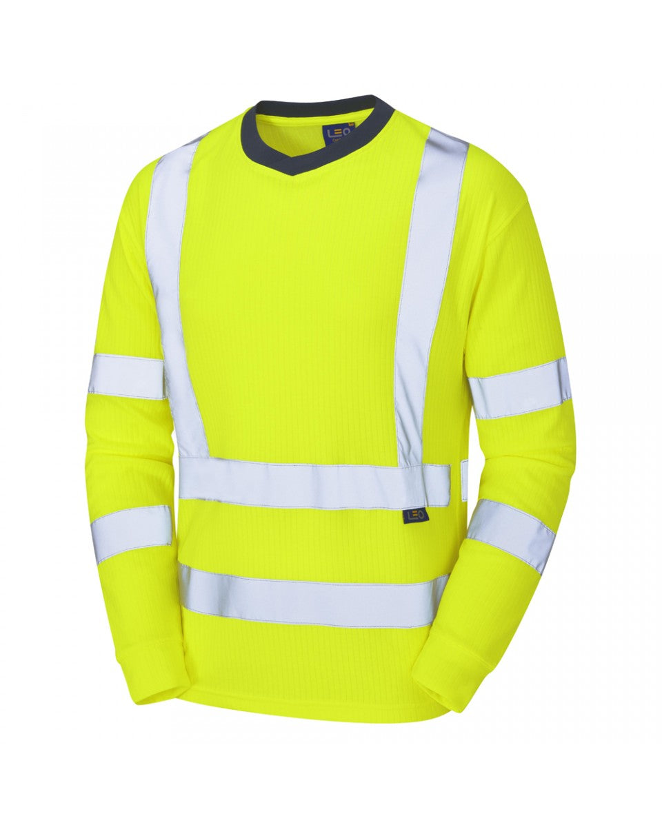 Riverton EcoViz Long Sleeve T-Shirt Leo Workwear