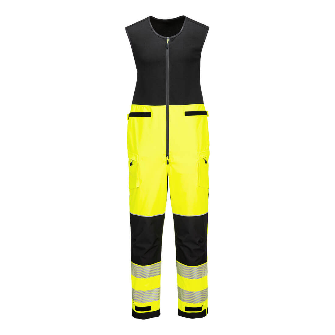PW3 Hi-Vis Rain Salopettes (3L) Portwest