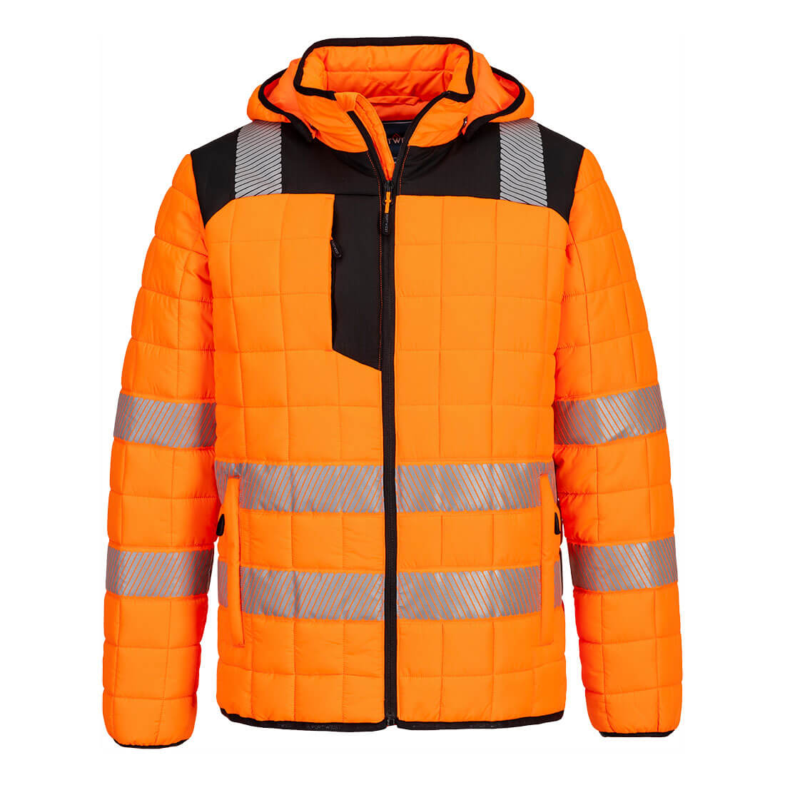 PW3 Hi-Vis Square Baffle Jacket Portwest