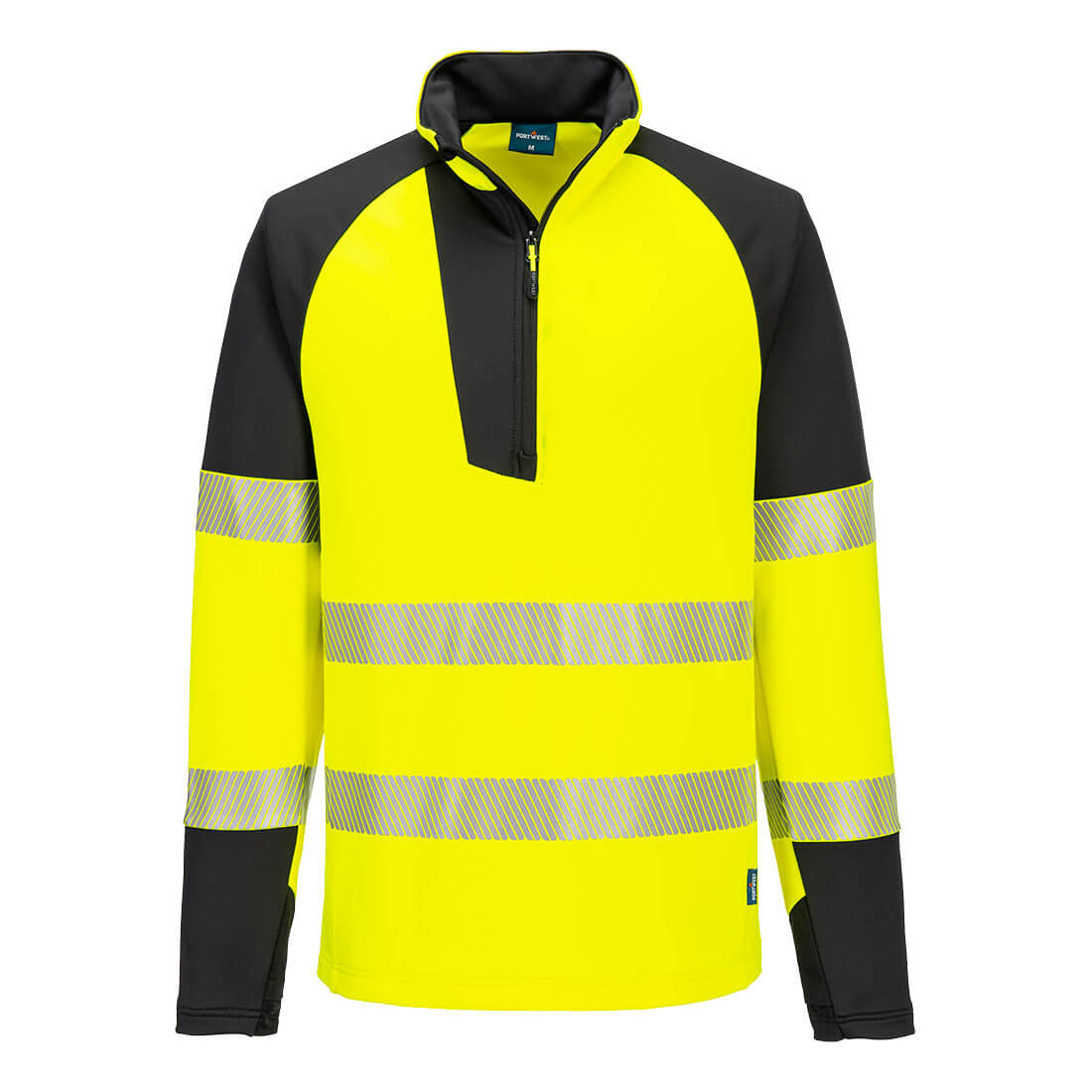 PW3 Hi-Vis 1/4 Zip Sweatshirt Portwest