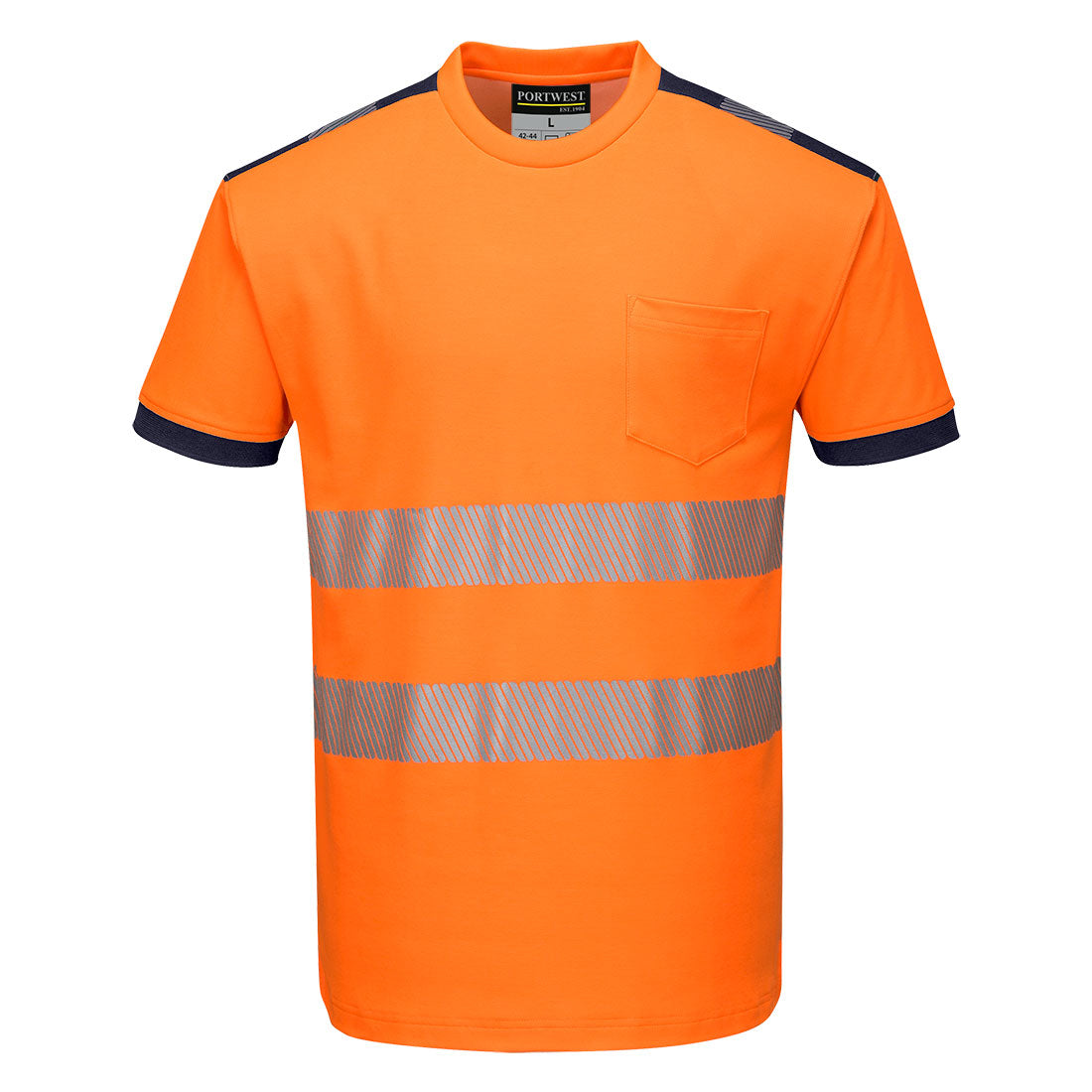 PW3 Hi-Vis Cotton Comfort T-Shirt S/S Portwest