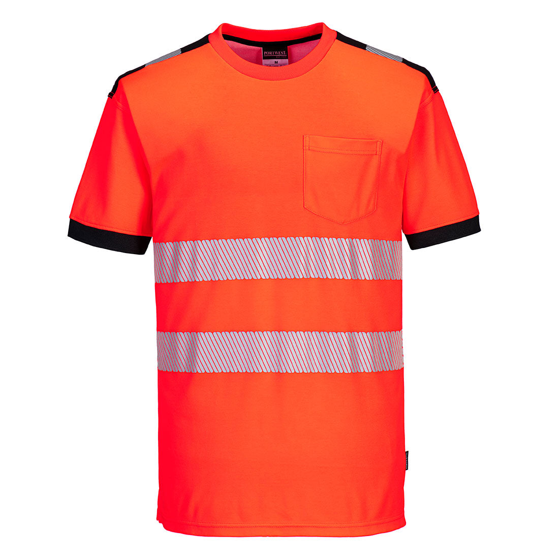 PW3 Hi-Vis Cotton Comfort T-Shirt S/S Portwest