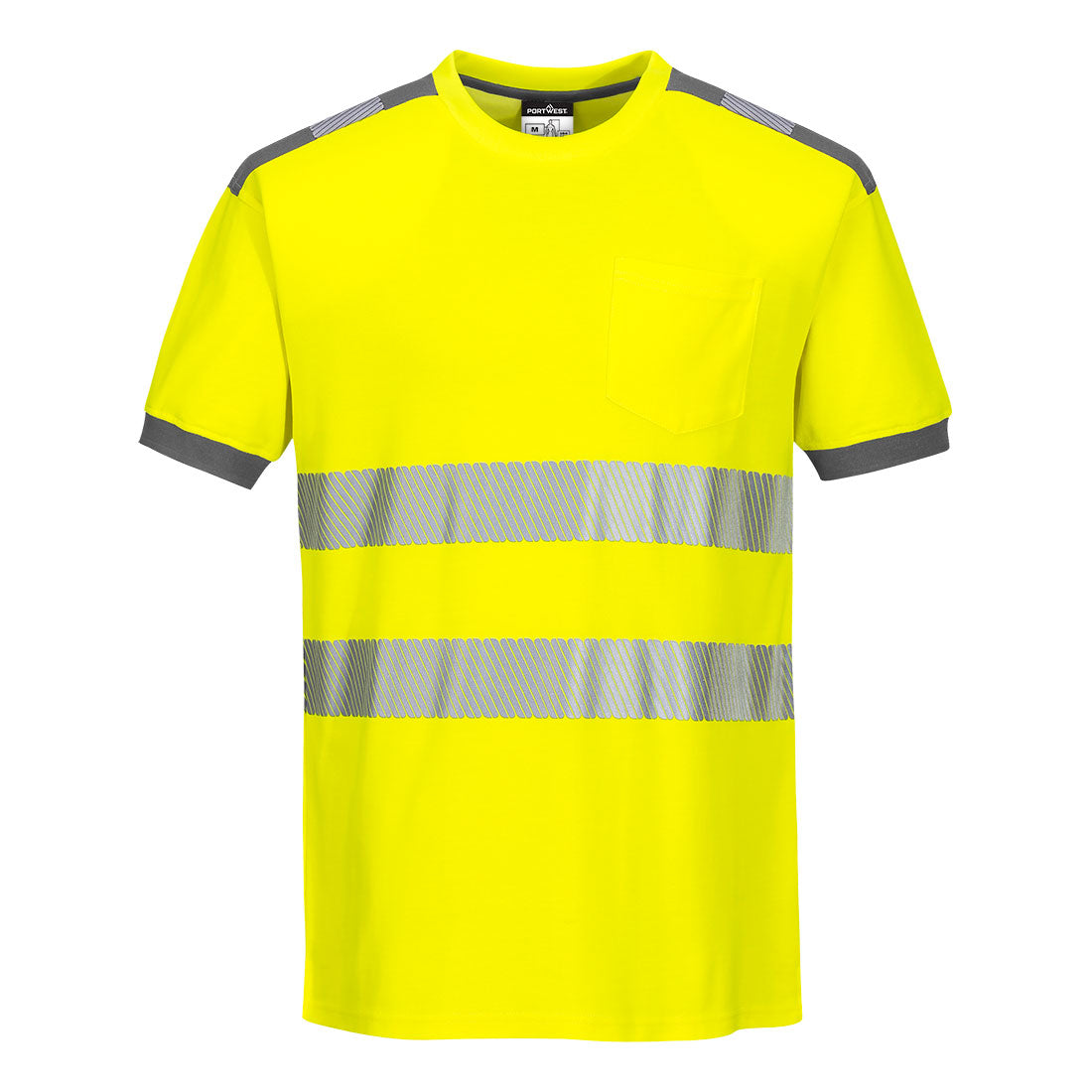 PW3 Hi-Vis Cotton Comfort T-Shirt S/S Portwest