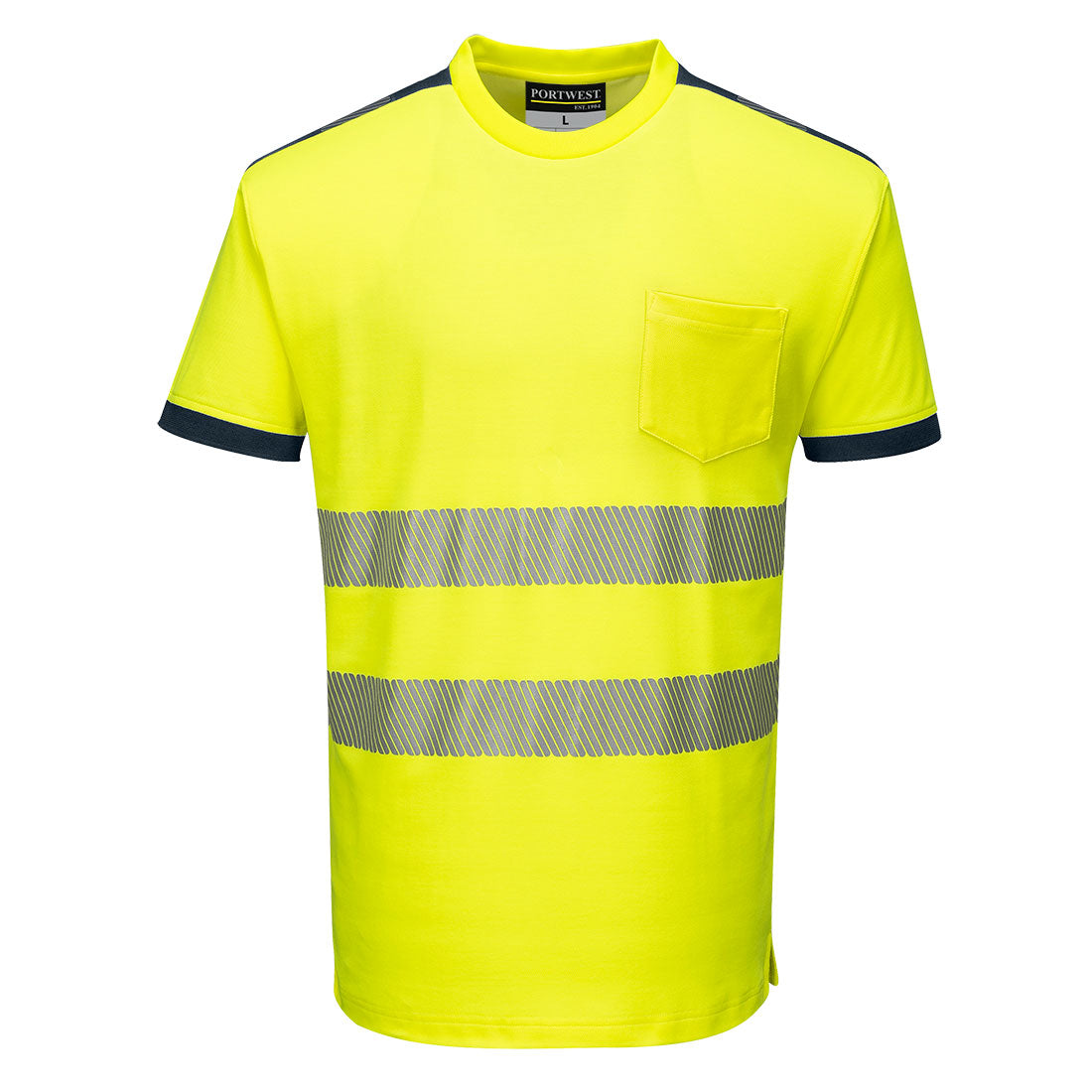 PW3 Hi-Vis Cotton Comfort T-Shirt S/S Portwest