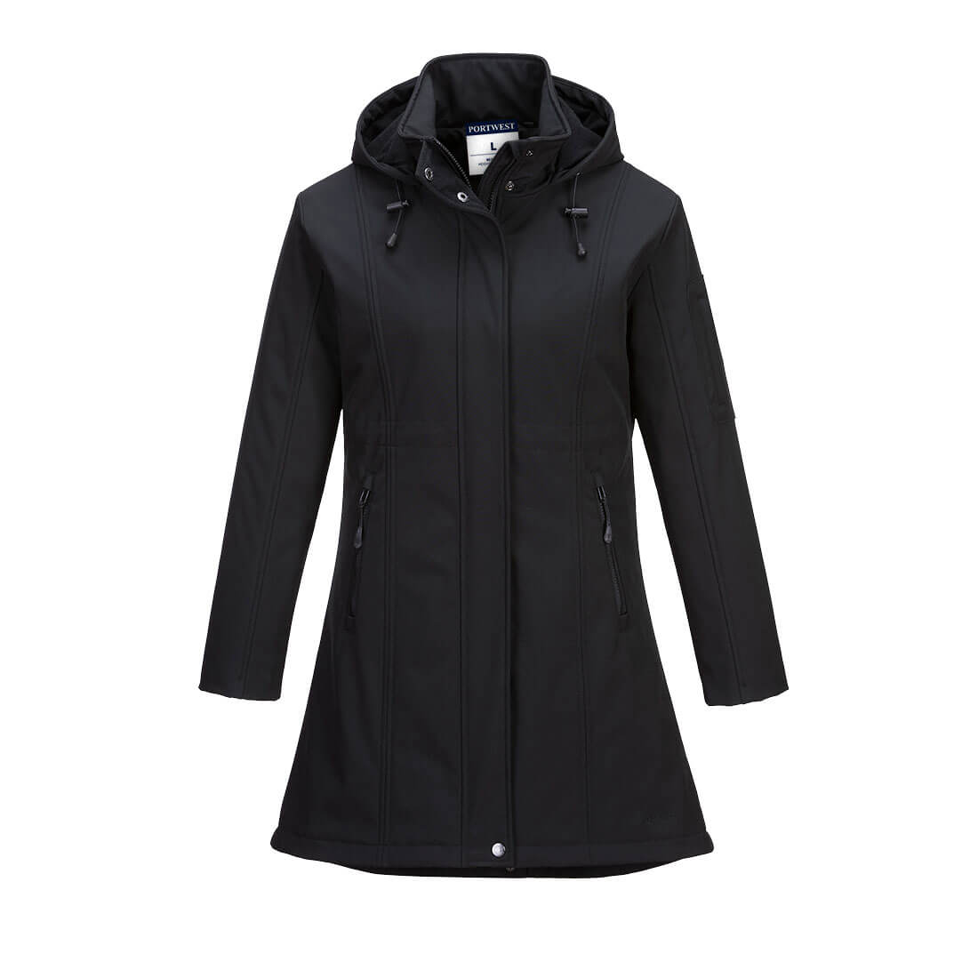 Carla Women's Hooded Softshell Jacket (3L) Portwest