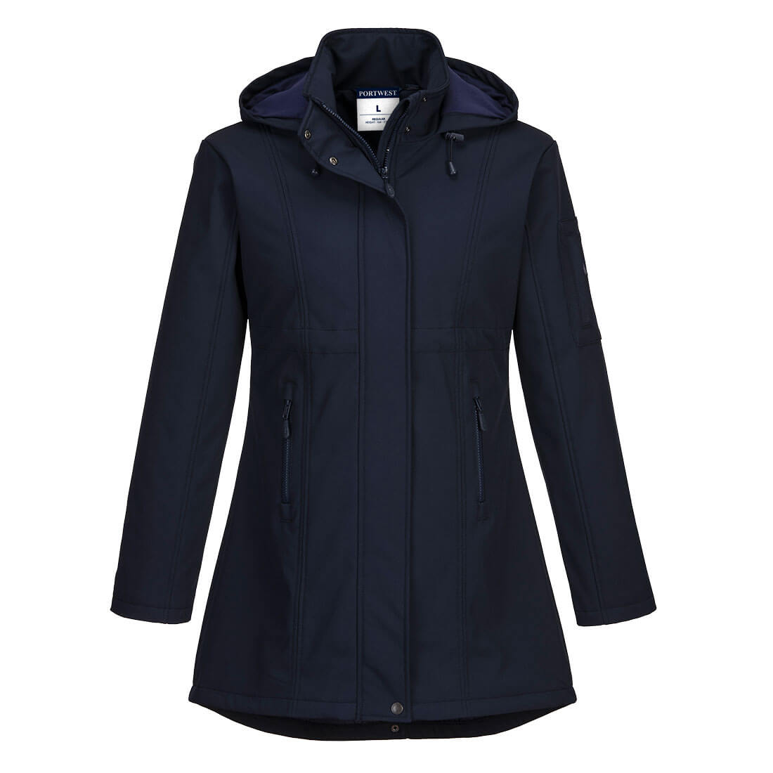 Carla Women's Hooded Softshell Jacket (3L) Portwest