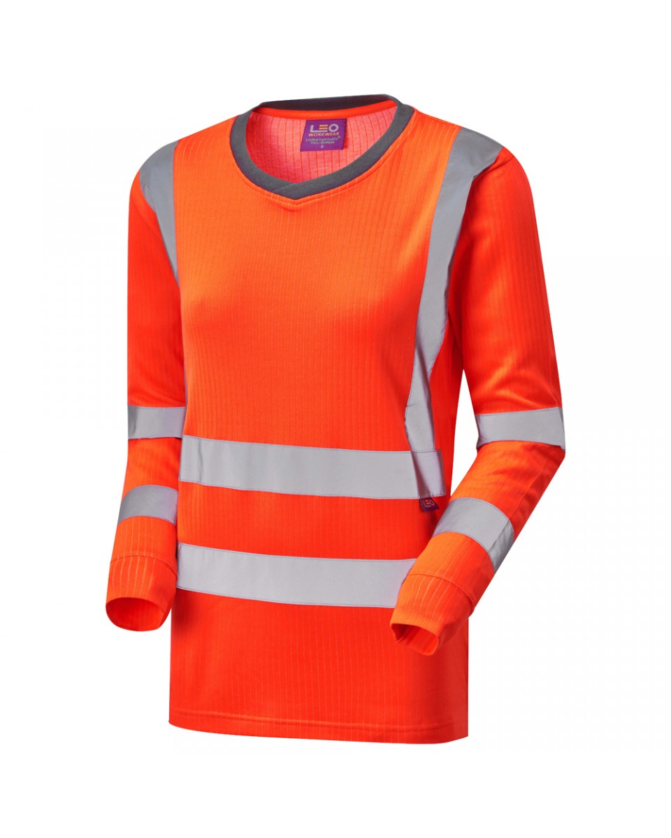 Lydford Ladies Comfort Long Sleeve T-Shirt - Hi-Vis Trousers