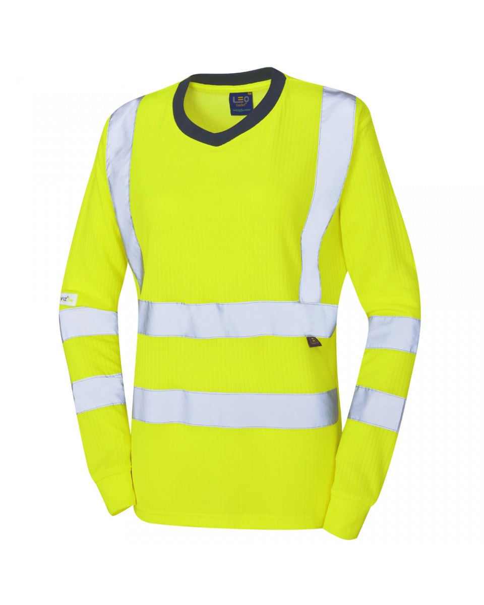 Lydford Ladies Comfort Long Sleeve T-Shirt - Hi-Vis Trousers