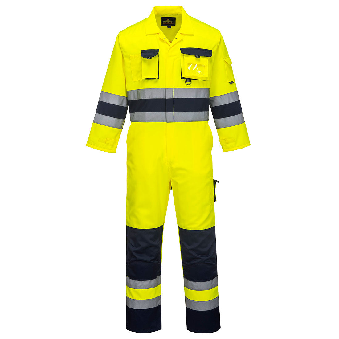 Nantes Hi-Vis Contrast Work Coverall Portwest