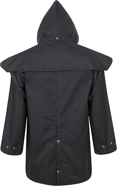 3/4 Length Stockman Wax Cape - Hi-Vis Trousers