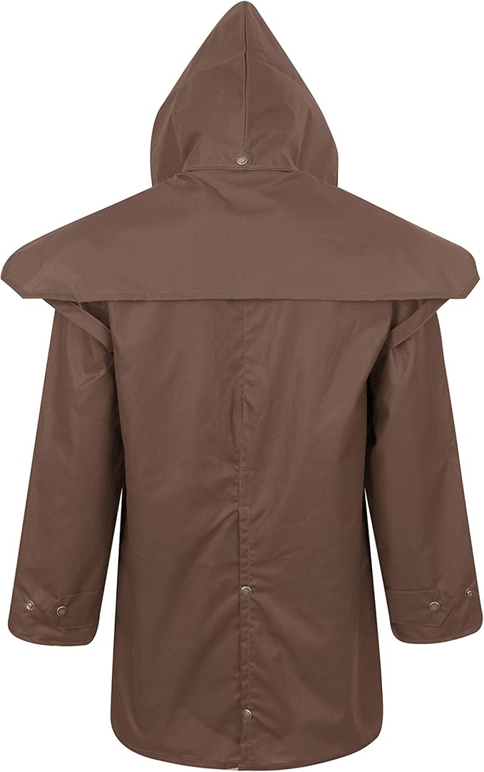 3/4 Length Stockman Wax Cape - Hi-Vis Trousers