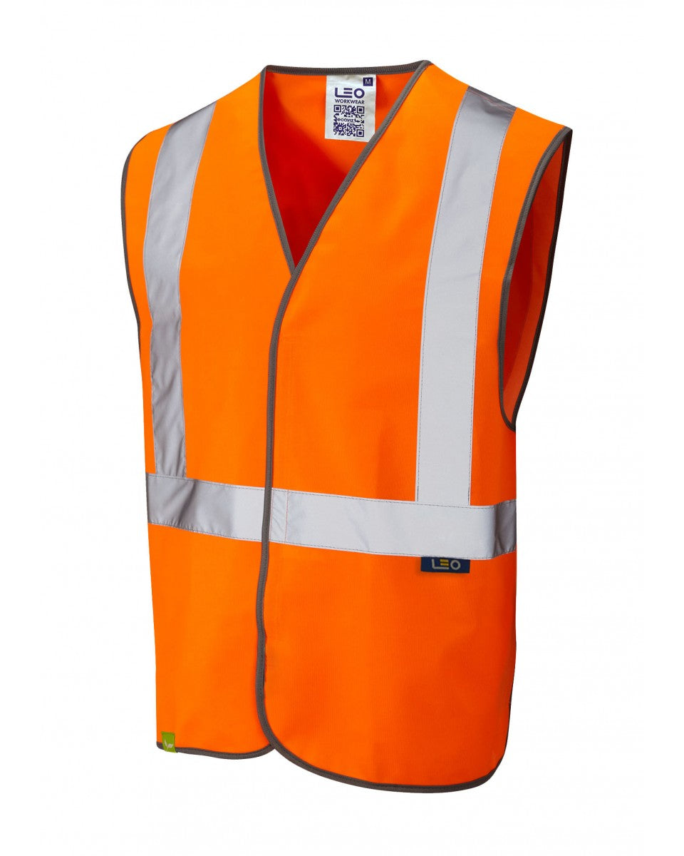 Lapford Rail Velcro Waistcoat Leo Workwear