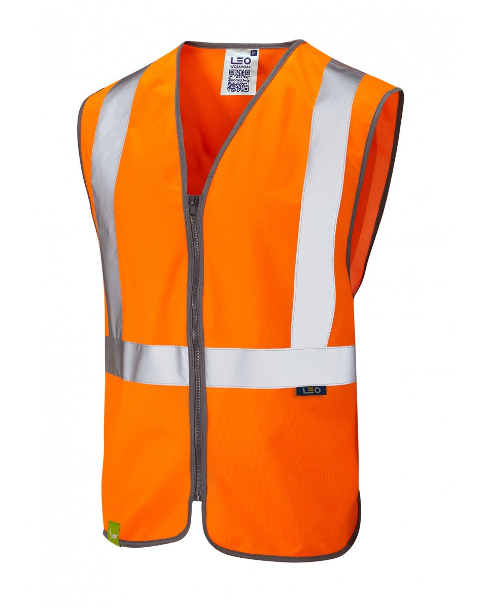 Eggesford Rail Zip Waistcoat Leo Workwear