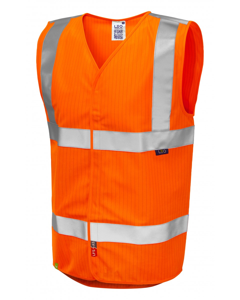 Clifton LFS/AS Waistcoat (EN 14116 & EN 1149) Leo Workwear