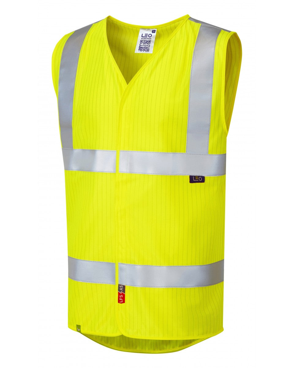 Clifton LFS/AS Waistcoat (EN 14116 & EN 1149) Leo Workwear