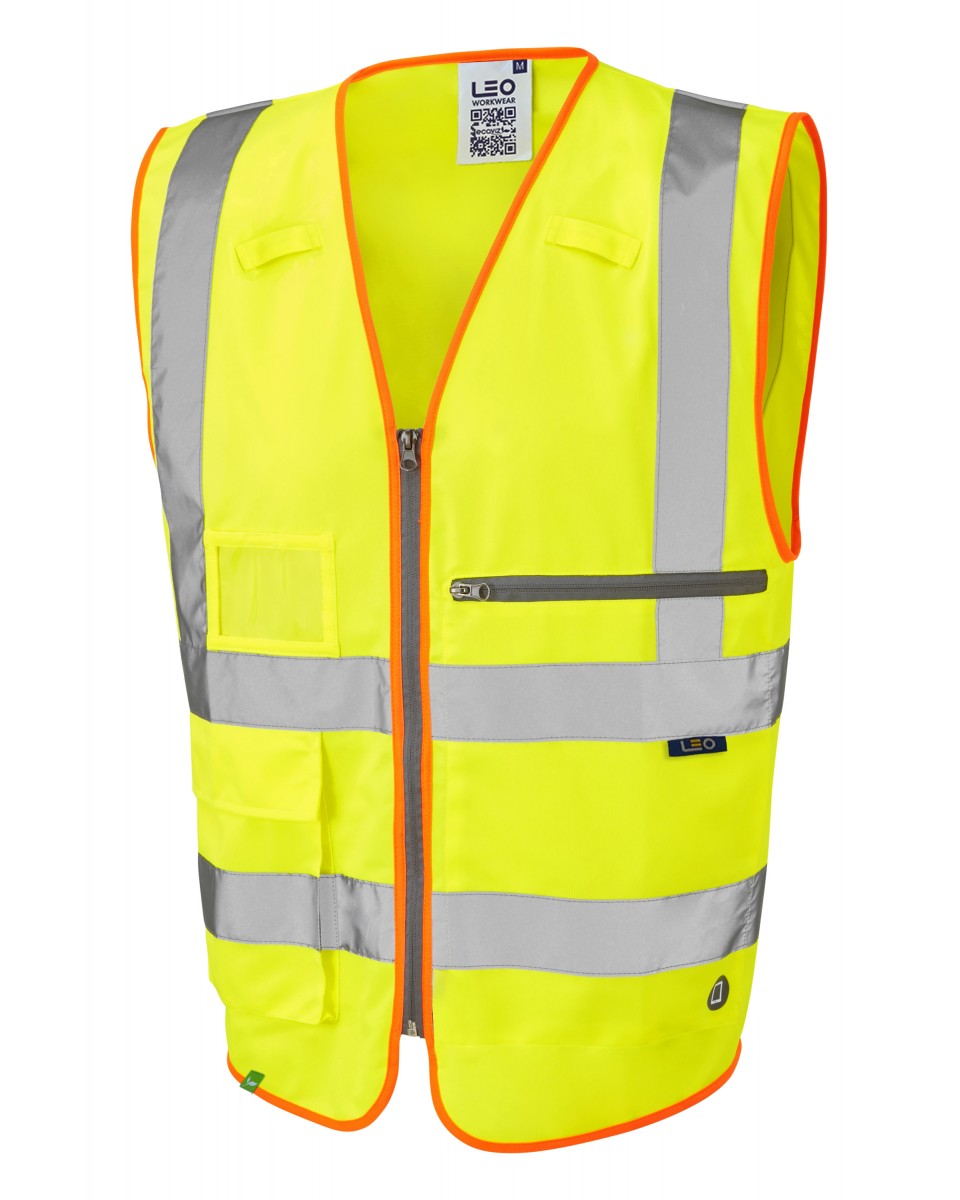 Foreland Superior Waistcoat With Tablet Pocket Leo Workwear