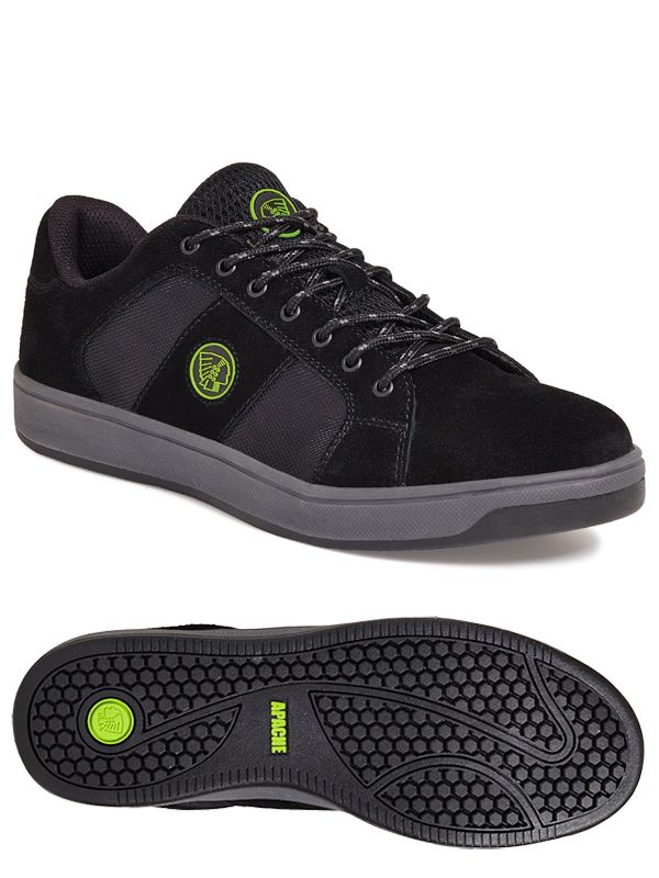 Kick Black Suede Safety Trainer - Hi-Vis Trousers