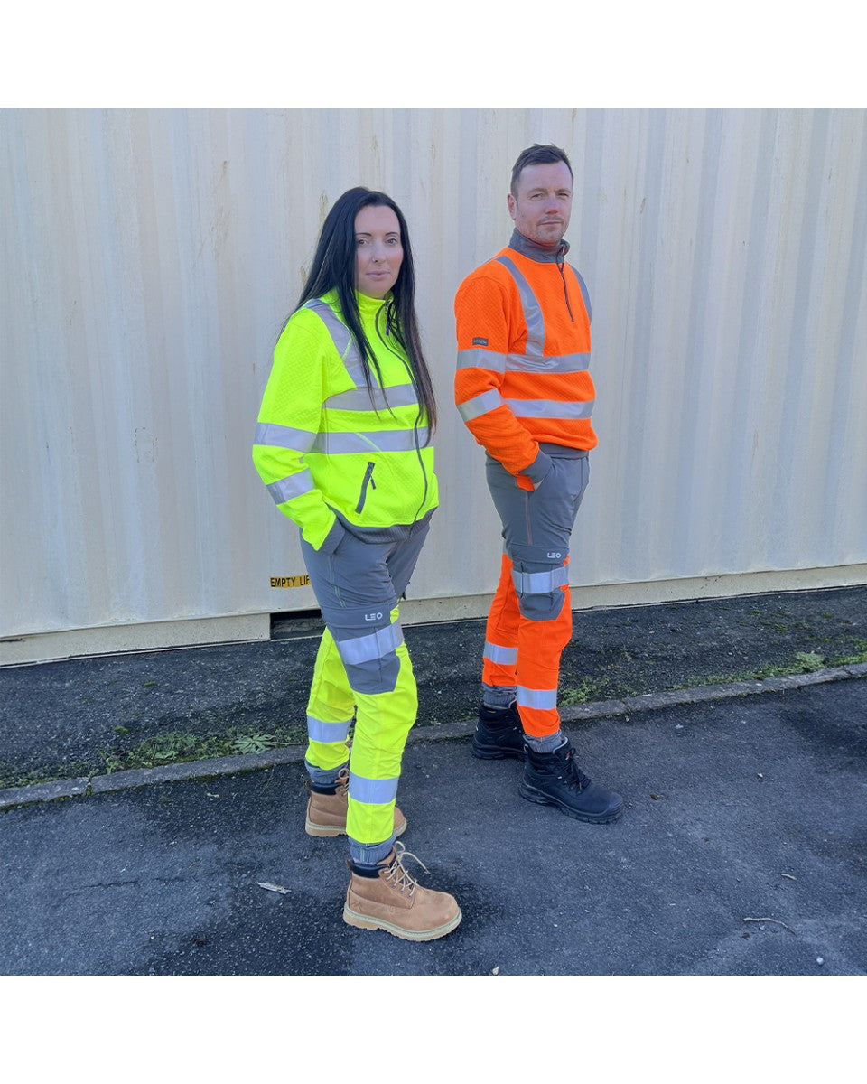 Hawkridge Dual Colour Stretch Jogger Trouser - Hi-Vis Trousers