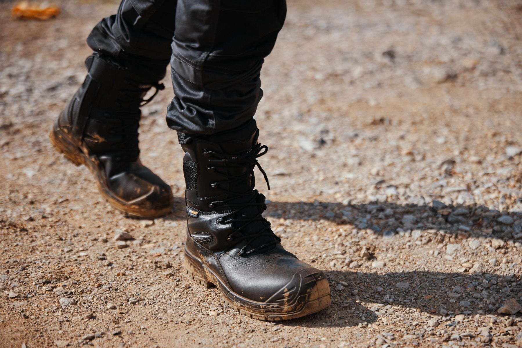 Combat High Leg Safety Boot - Hi-Vis Trousers